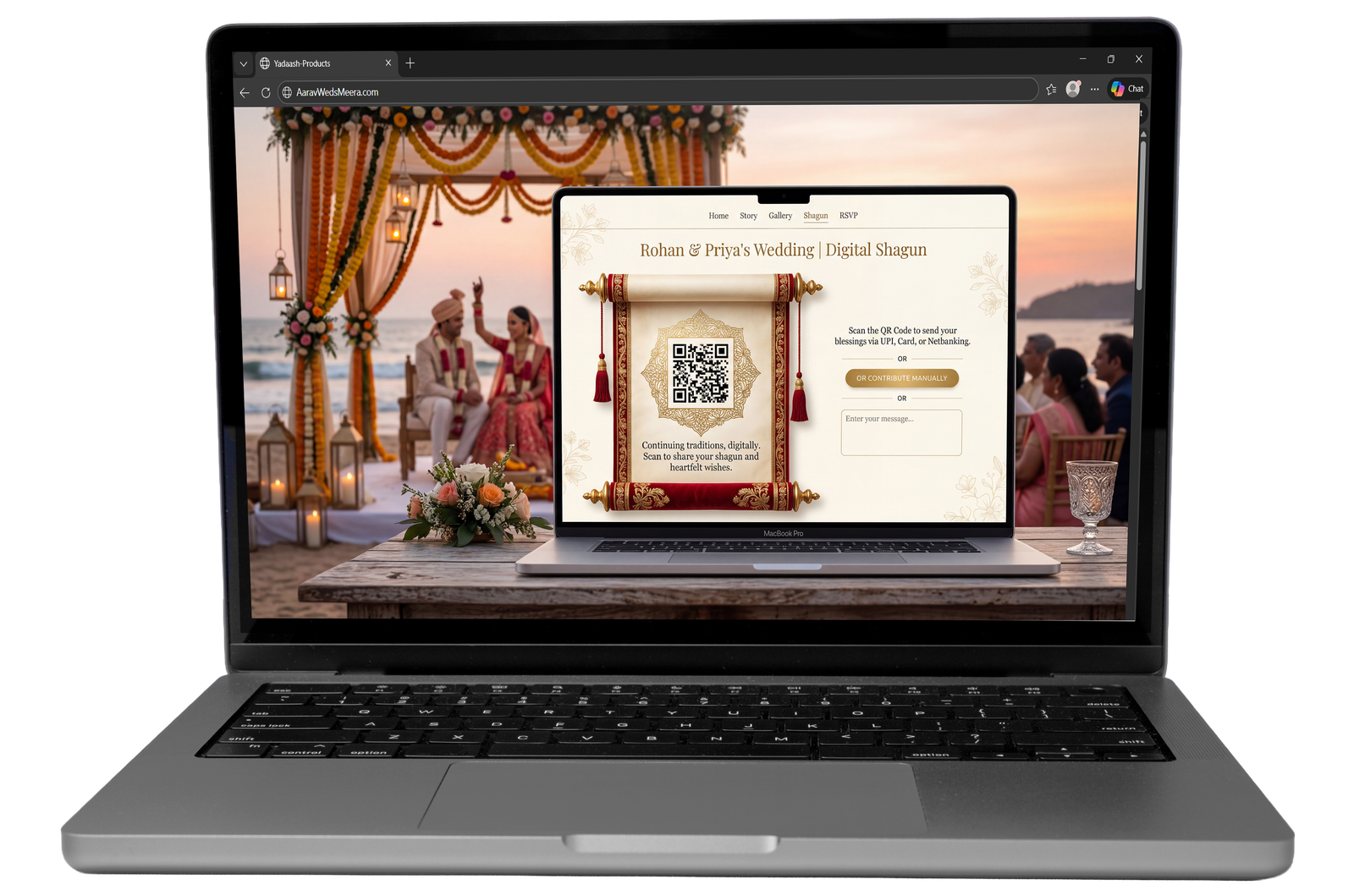 E-Shagun digital wedding gifting feature