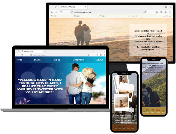 Digital wedding experience